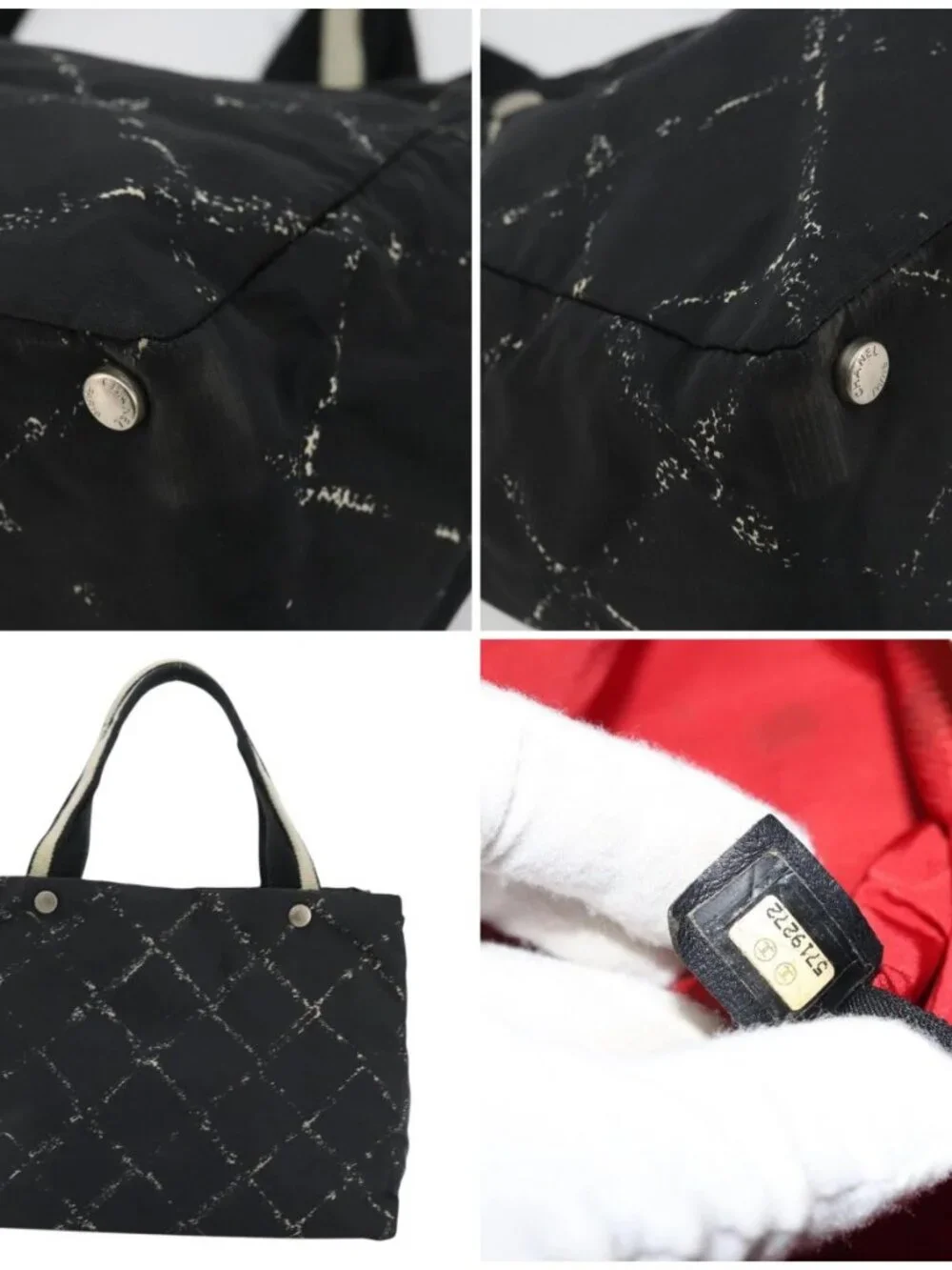 CHANEL brand	chanel color	black