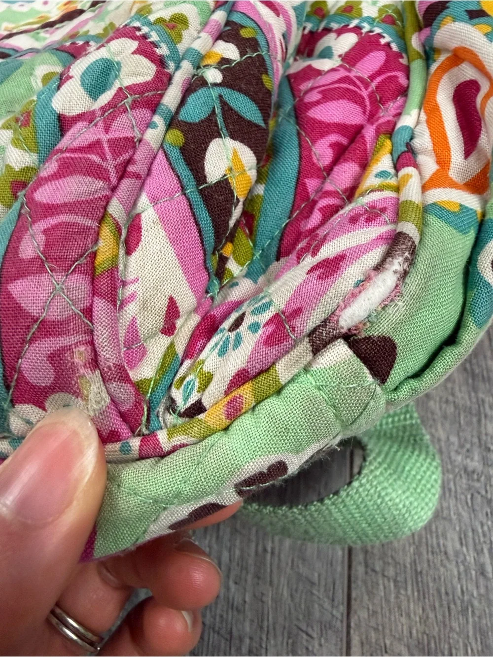 Vera Bradley worn signs