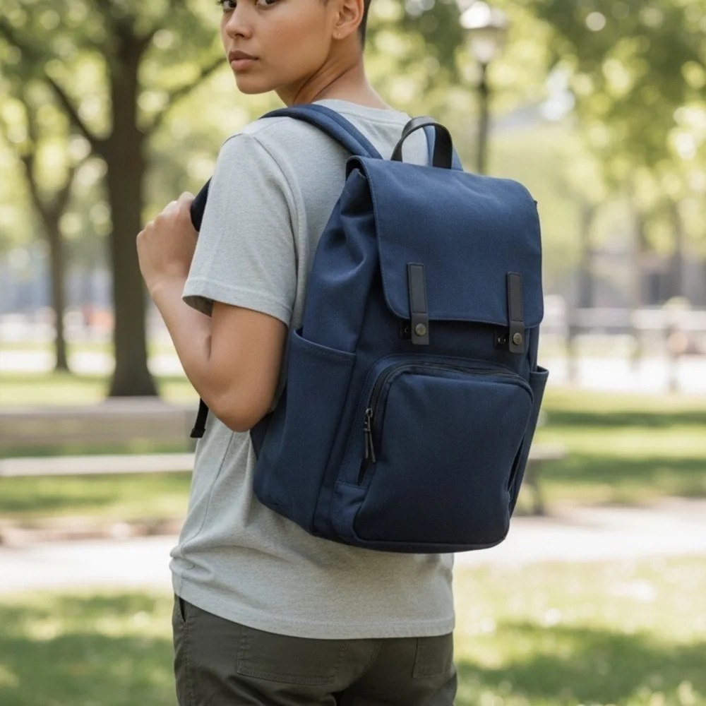 Everlane Classic Navy Backpack
