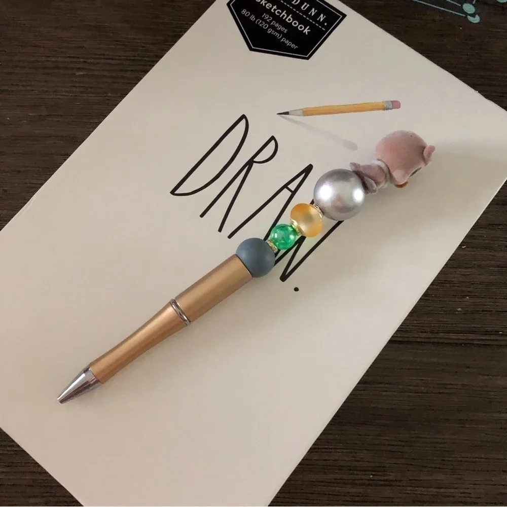 Disney Doorables: Bambi: Friend Owl handmade beaded pen