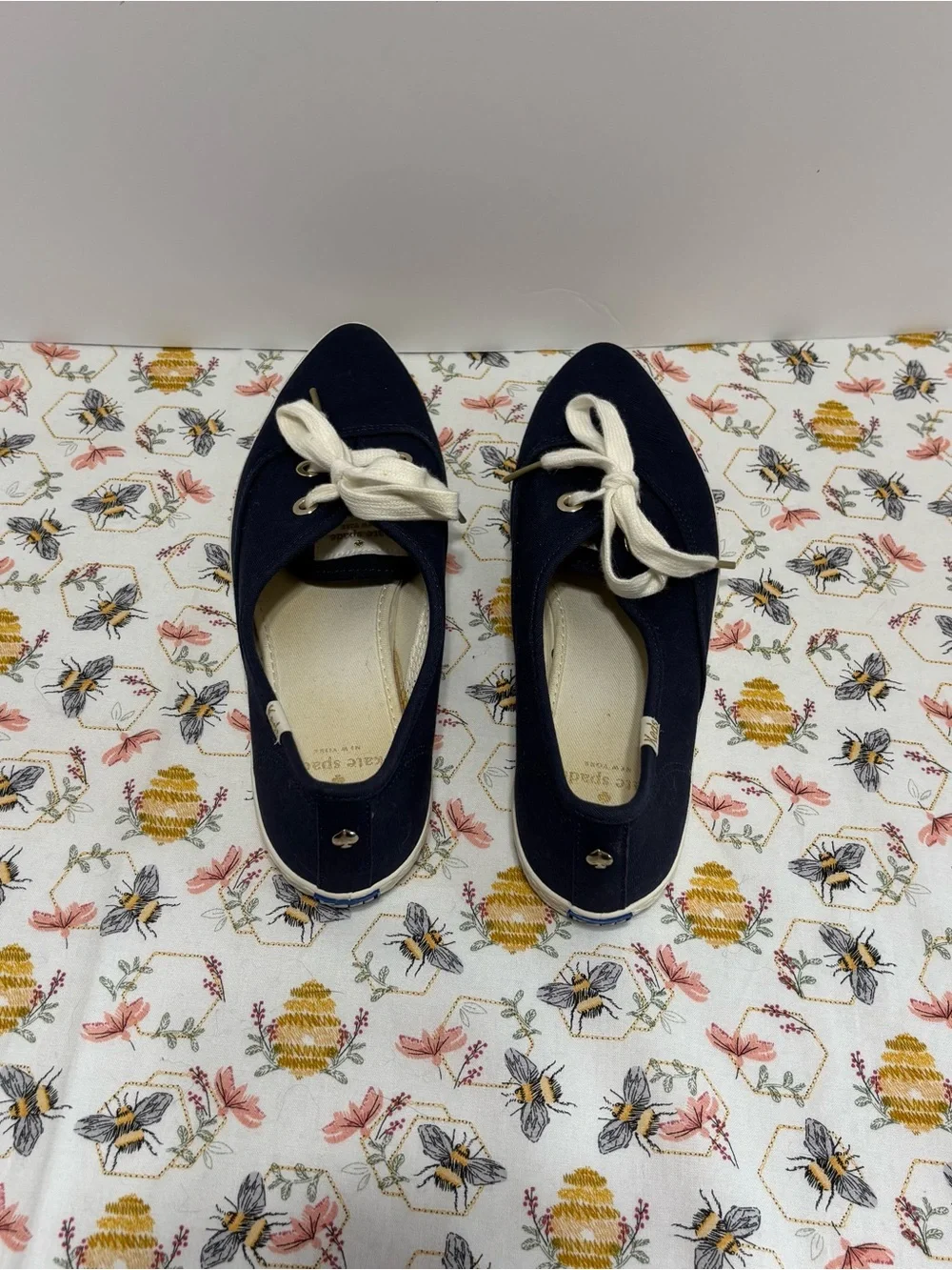 kate spade navy canvas