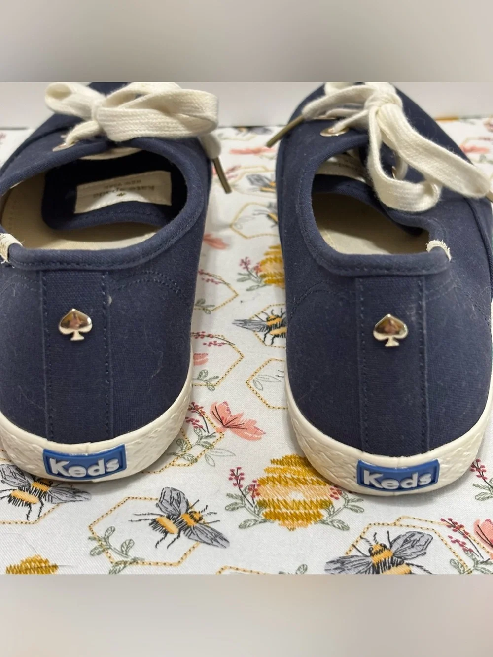 kate spade navy canvas