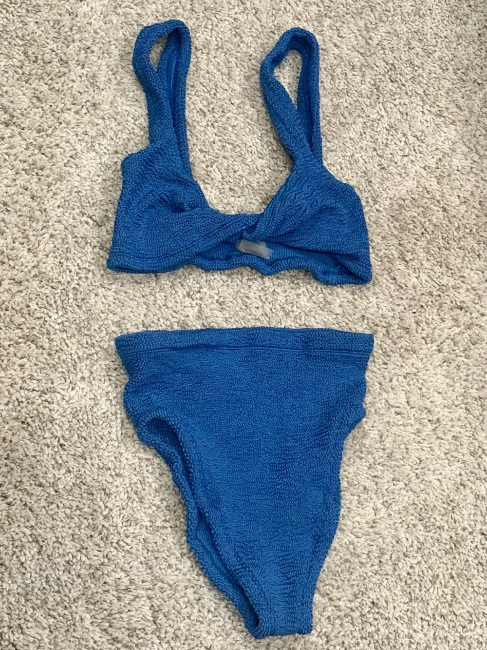 Hunza G textured blue