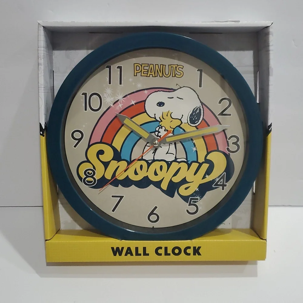 Peanuts Snoopy and tweety‎ round circle analog pencil shaped dial wall clock new