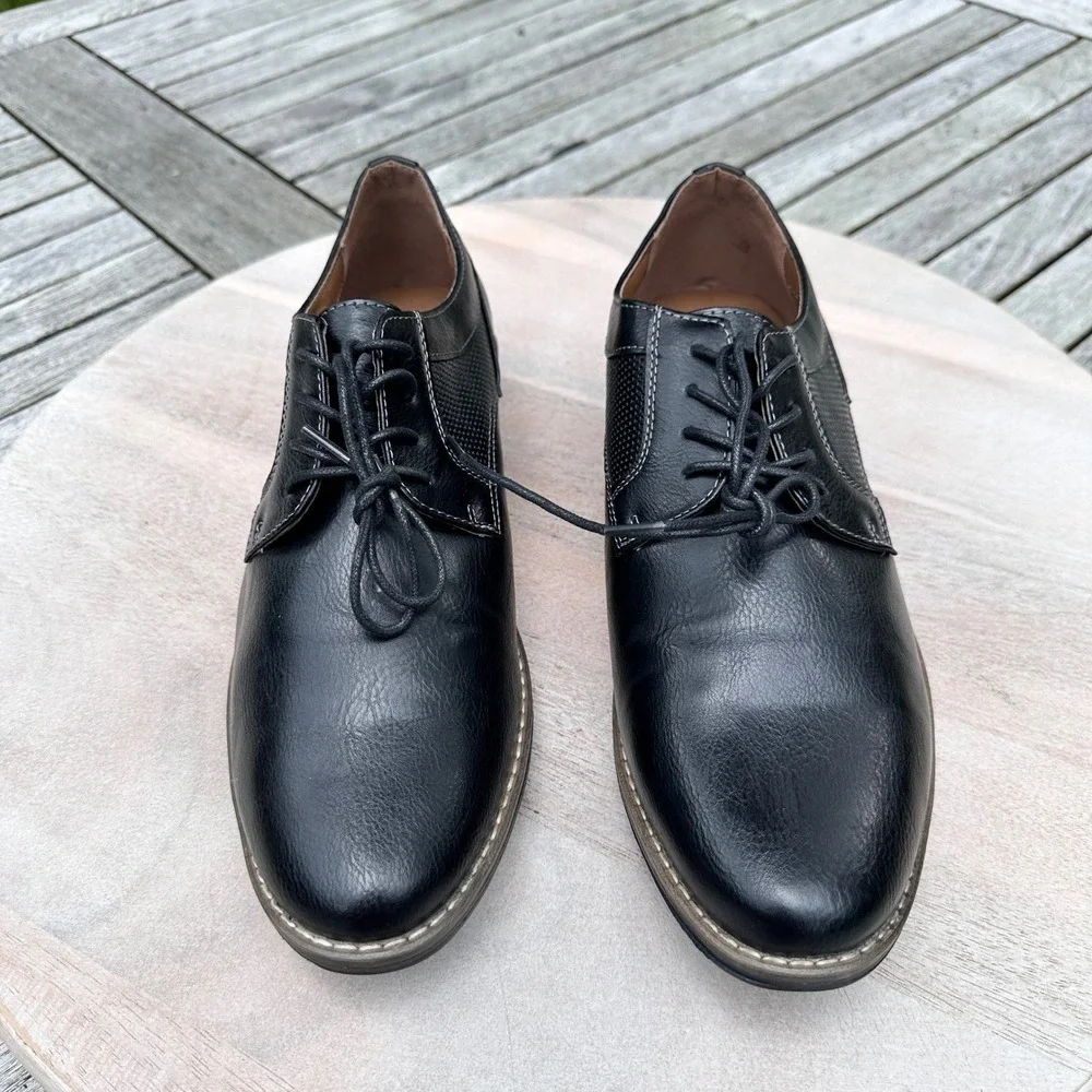 Sonoma Goods For Life Mens Jack Black Derby Dress Shoes Black Size 10.5