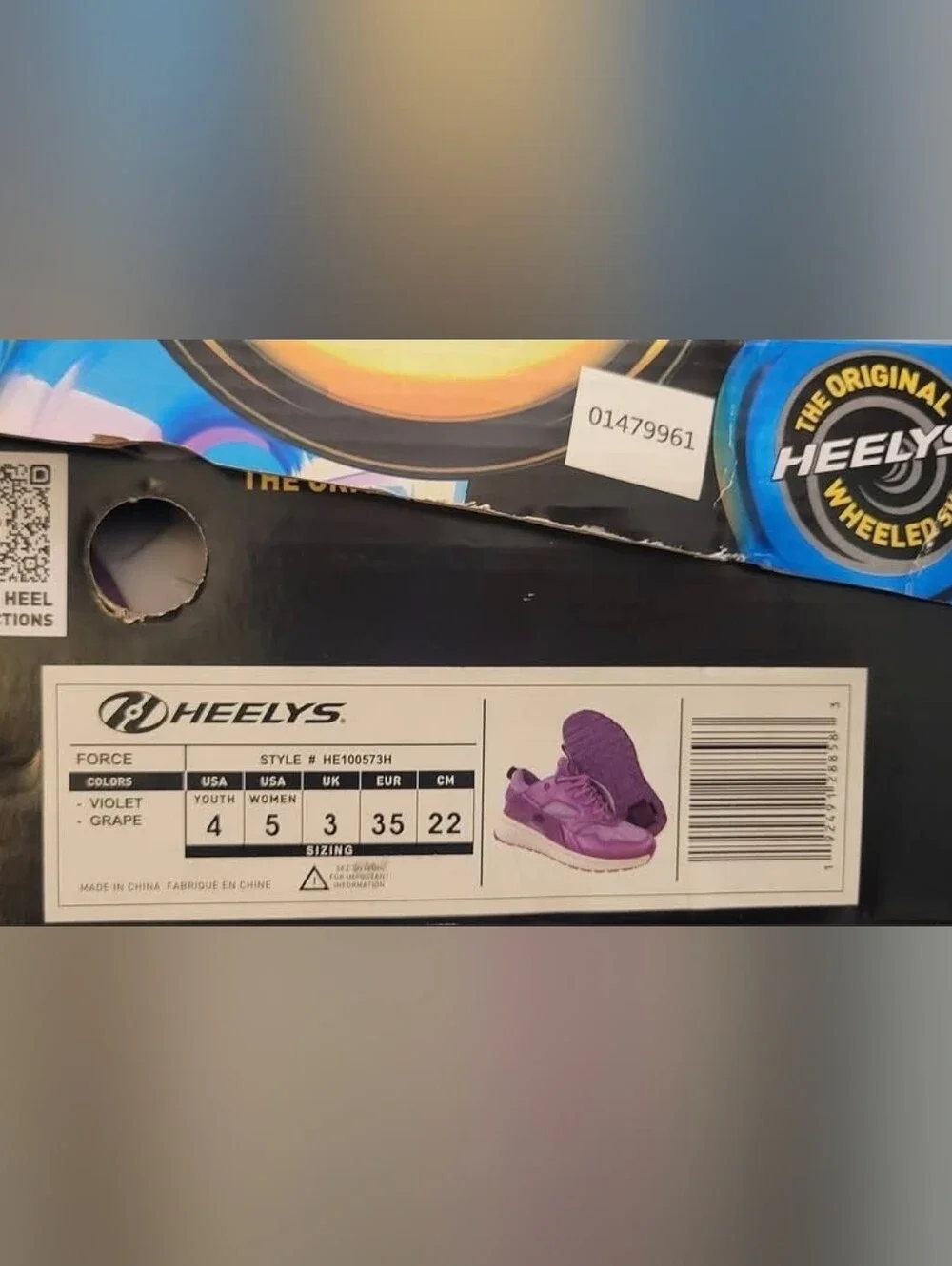 Heelys girls purple