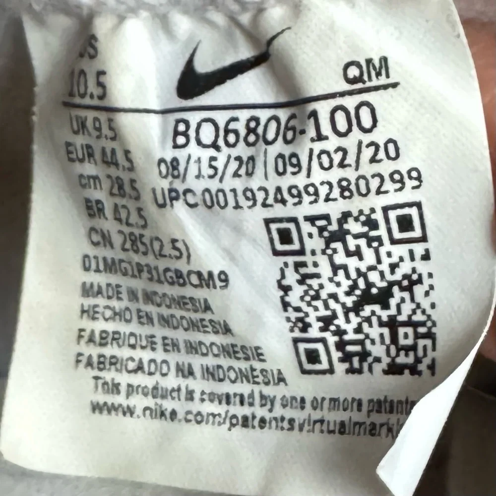 Nike thoroughly wear listing
