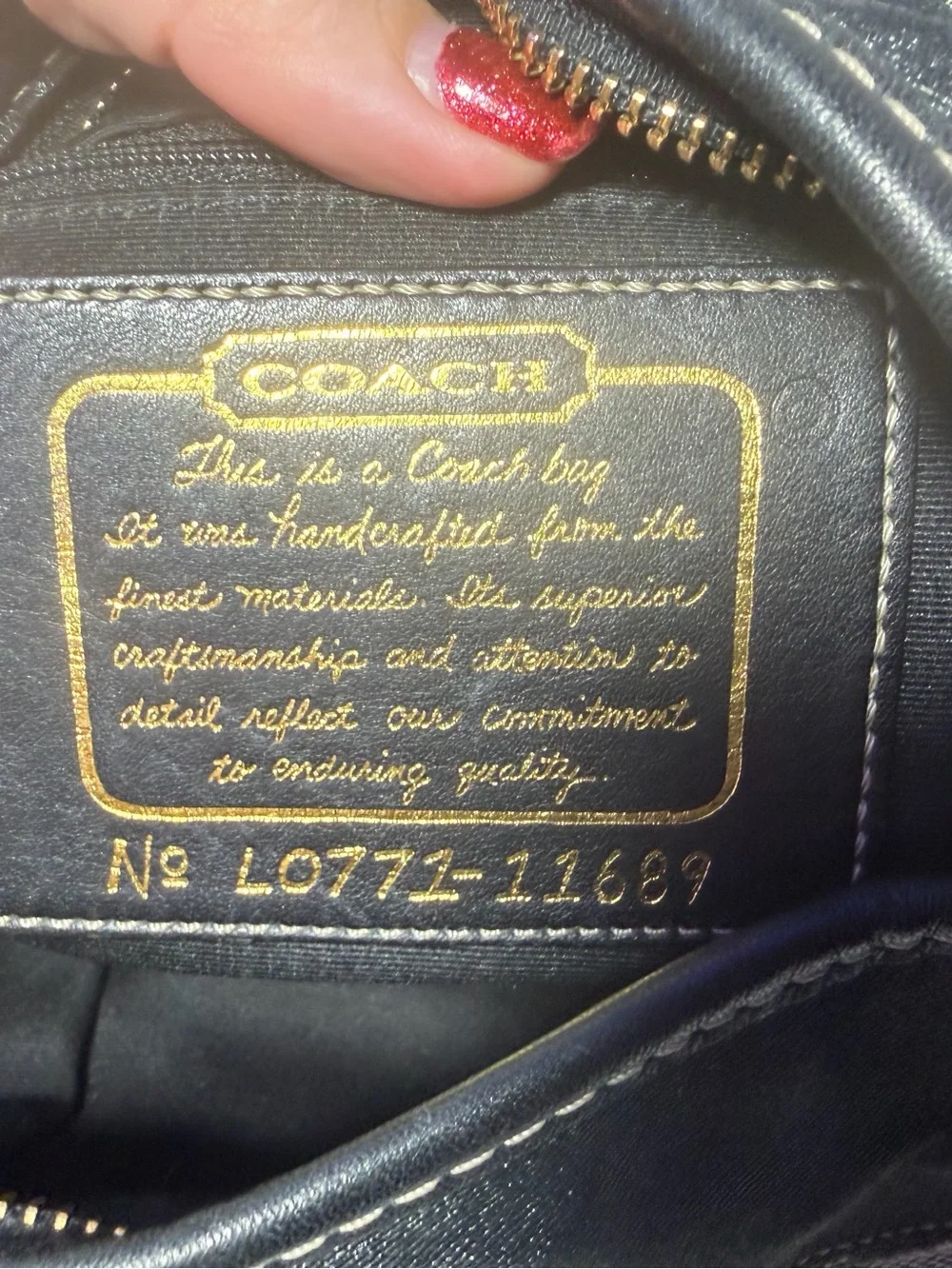 Coach shoulder bag