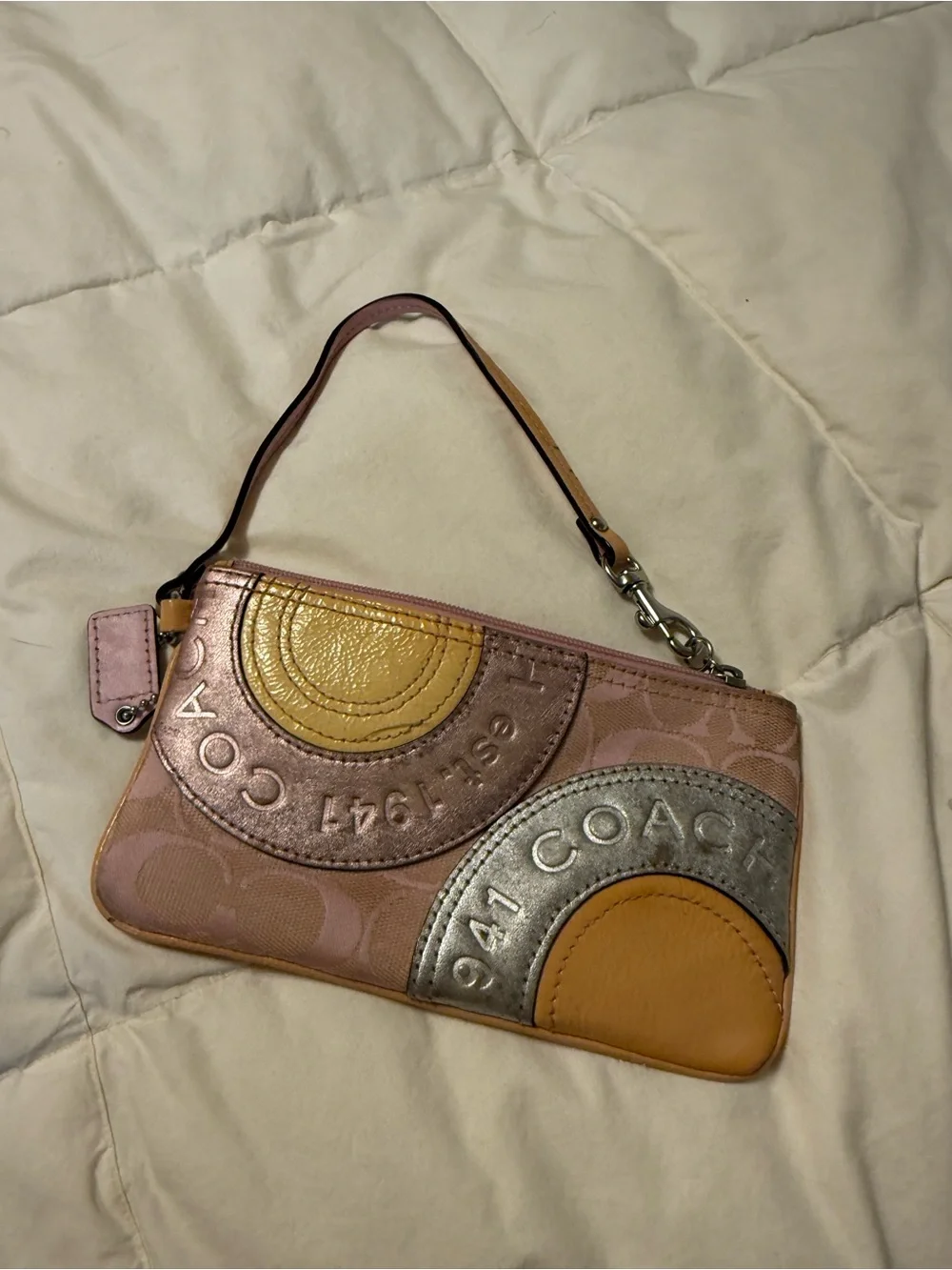 Coach wristlet soft