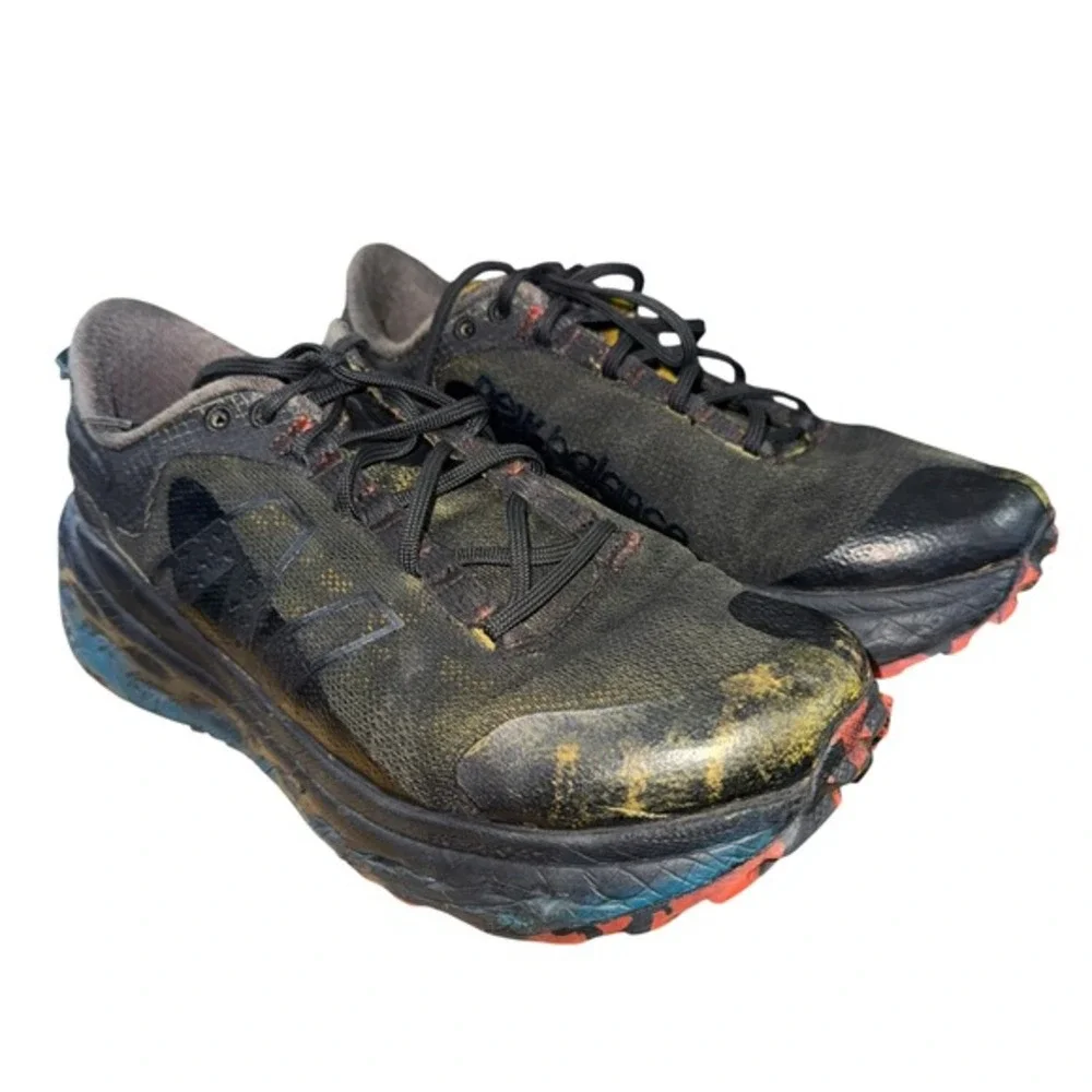 New Balance Fresh Foam X More Trail V2‎ Mens 9 2E Pre-Owned MTMORLH2 Black Shoes