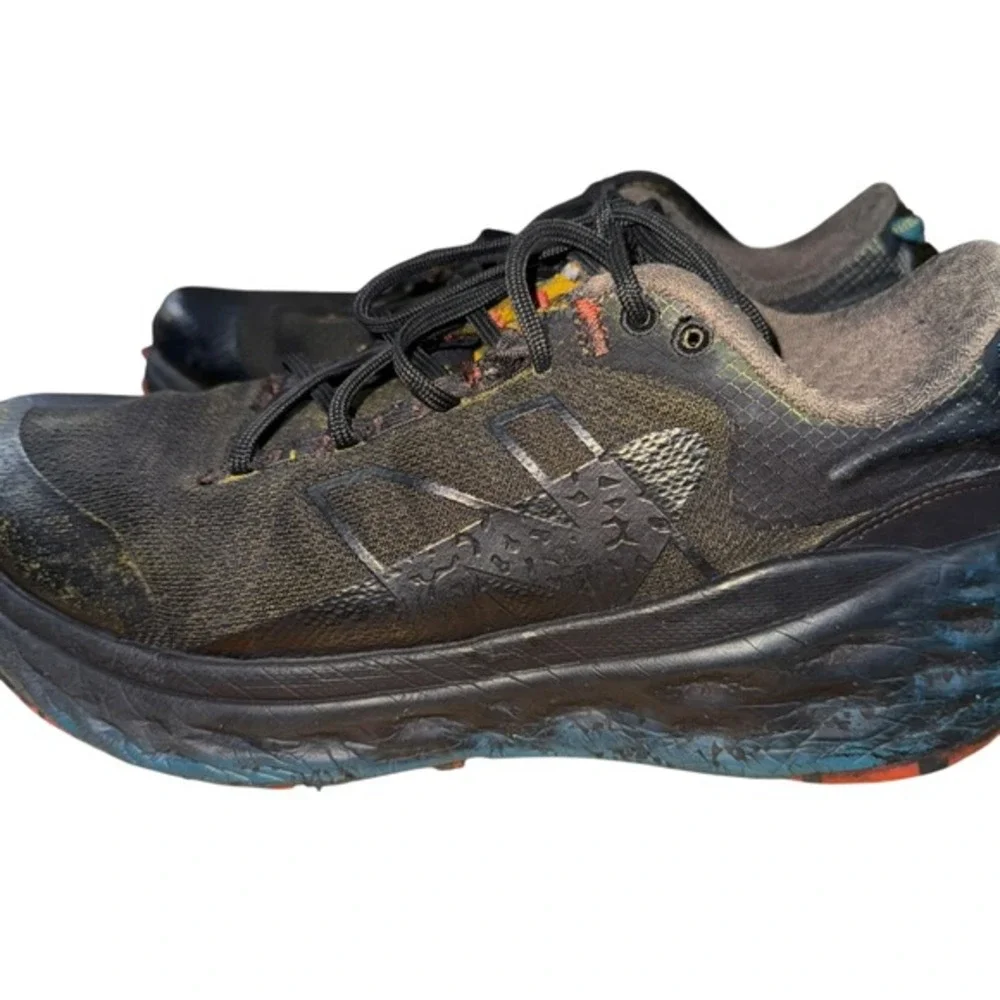 New Balance Fresh Foam X More Trail V2‎ Mens 9 2E Pre-Owned MTMORLH2 Black Shoes