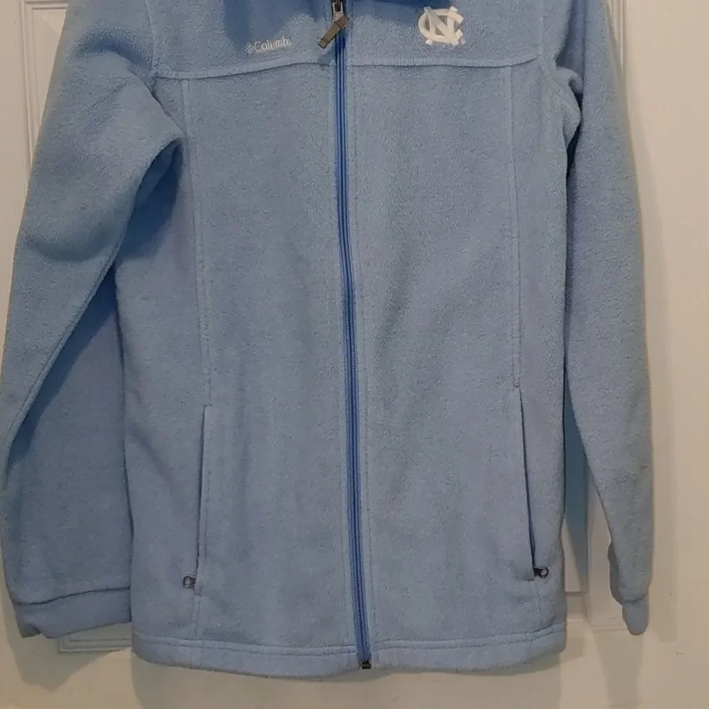 Girls Columbia UNC Tar Heels fleece jackets Sz 18/20
