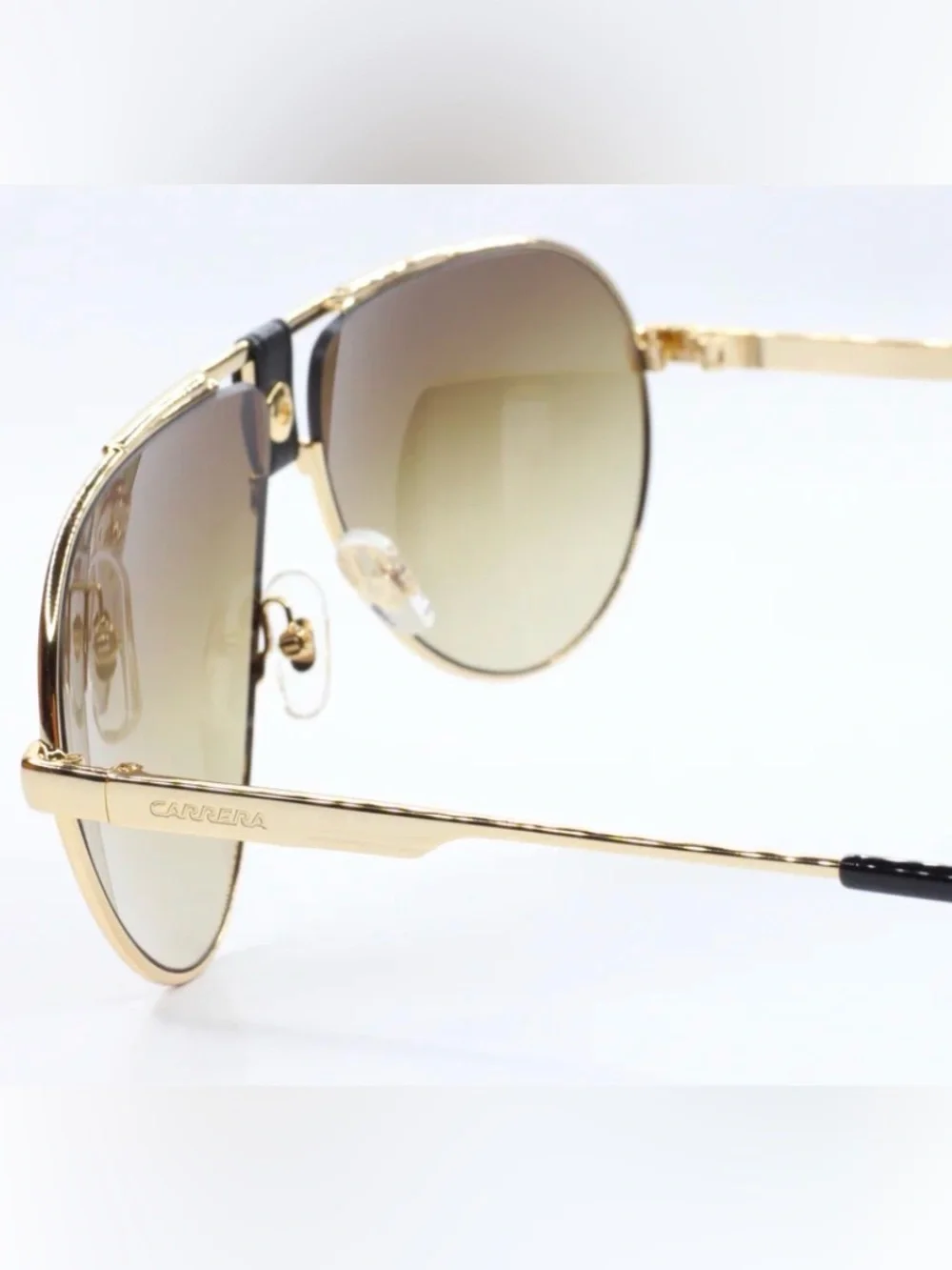 NEW Carrera Gold Aviator Sunglasses with Brown Gradient Lenses UNISEX