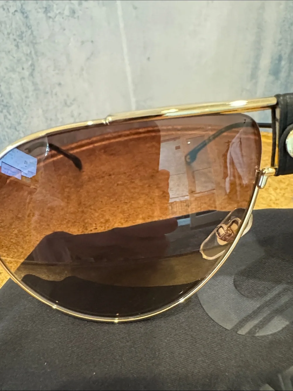 NEW Carrera Gold Aviator Sunglasses with Brown Gradient Lenses UNISEX