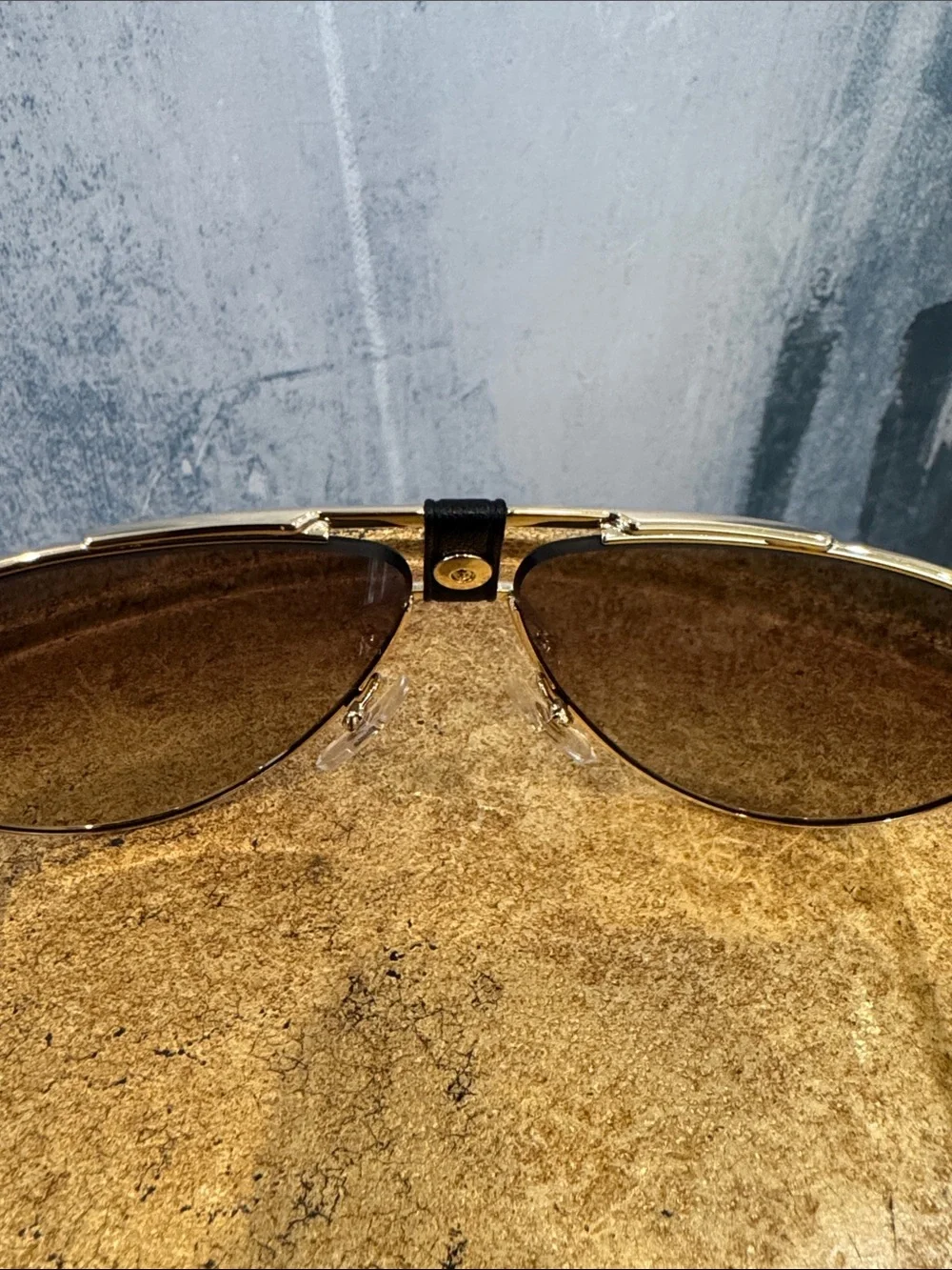 NEW Carrera Gold Aviator Sunglasses with Brown Gradient Lenses UNISEX