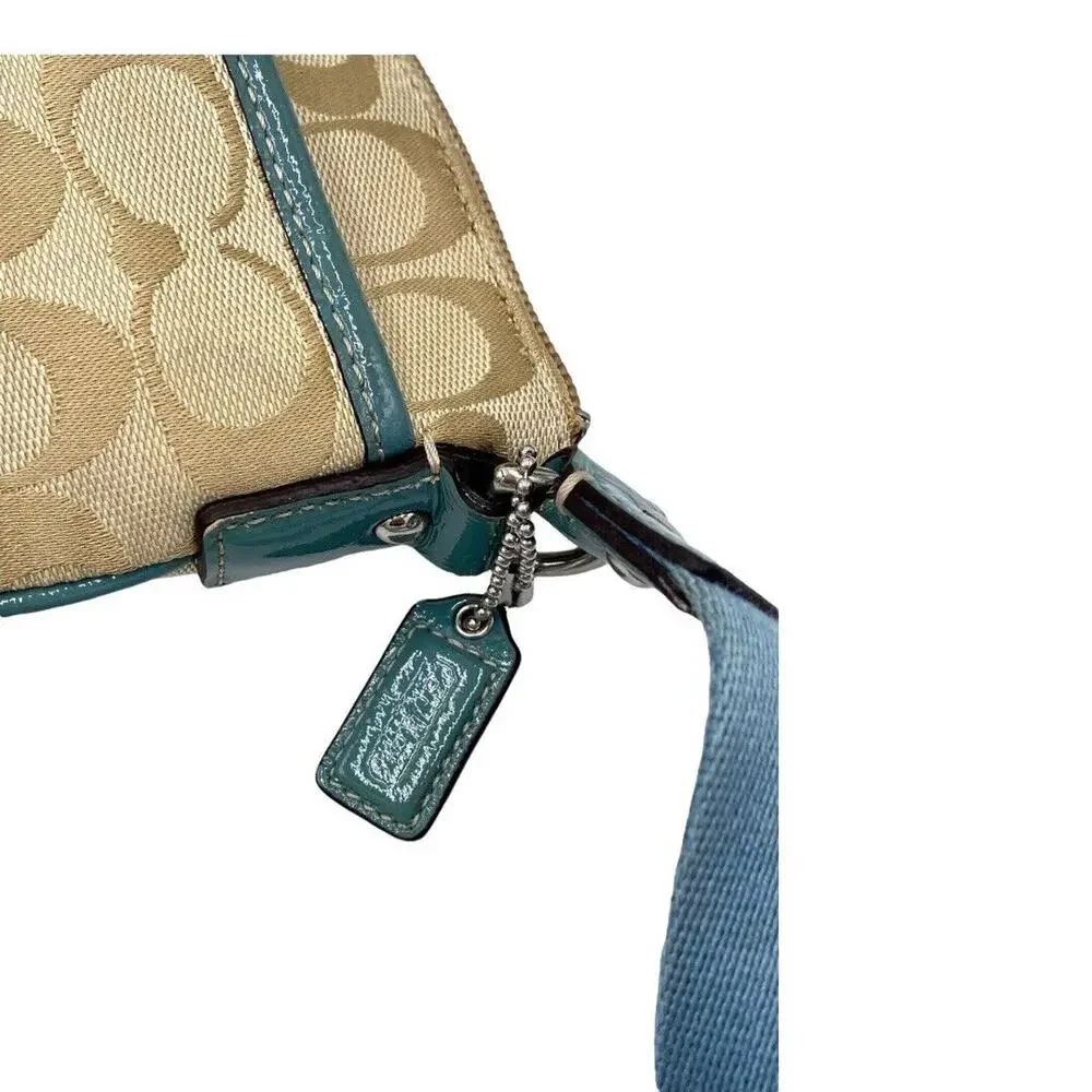 Coach beige blue