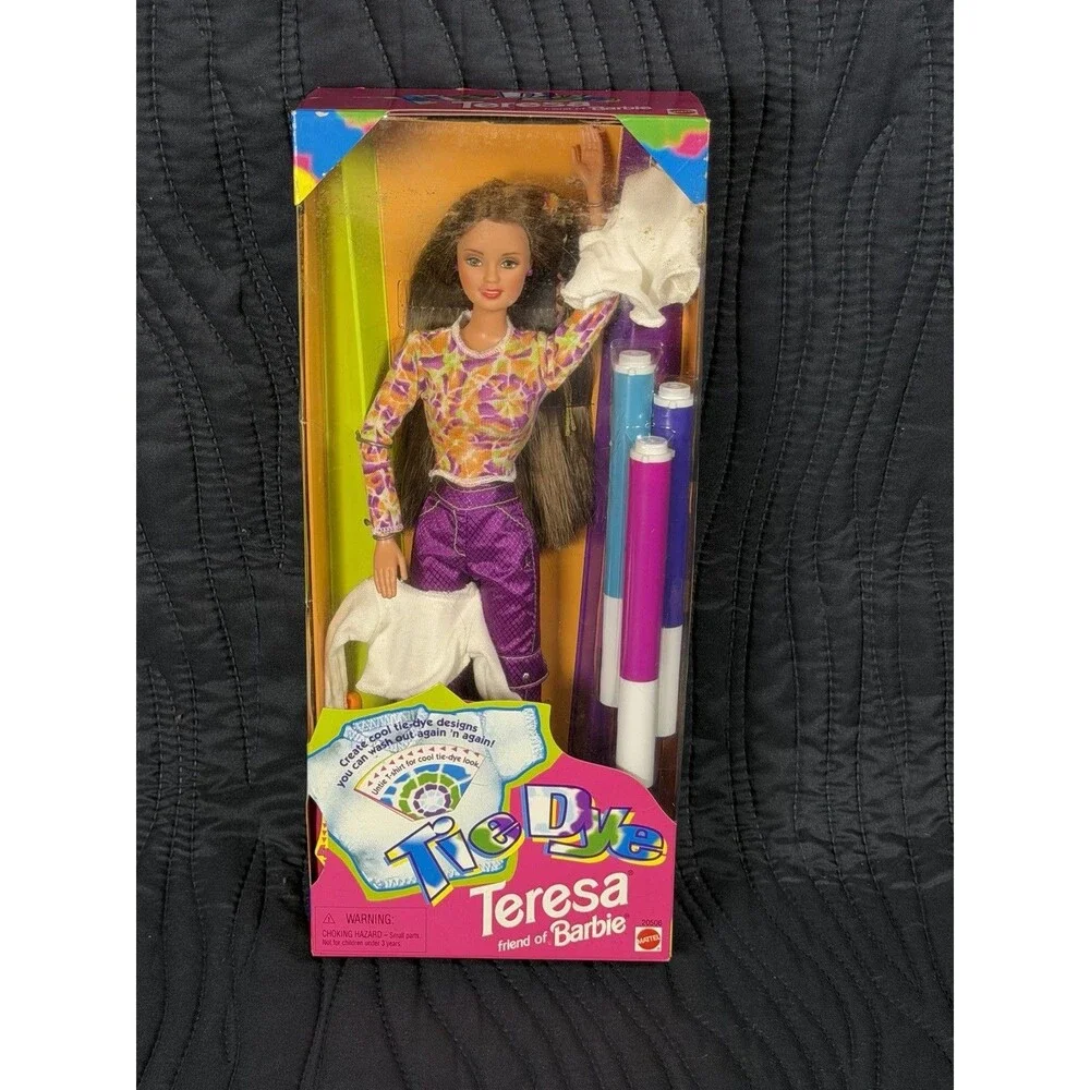 1995 Mattel Tie Dye Teresa Friend of Barbie Doll #20506 NRFB New Vintage Sealed