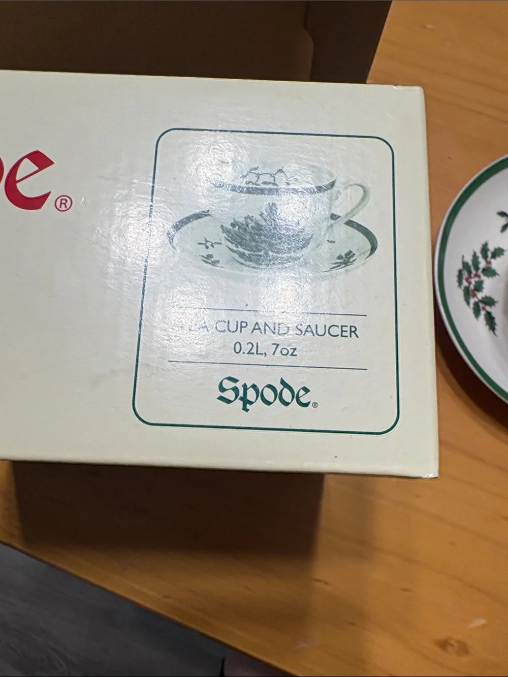 Spode teacup saucer