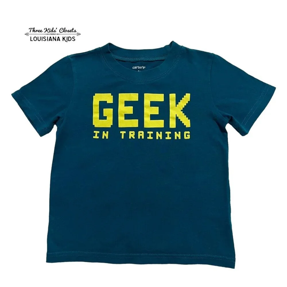 Carter's 4T Geek In Training Shirt