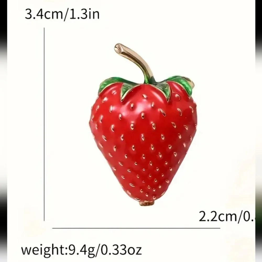 Fashion Jewelry strawberry brooch