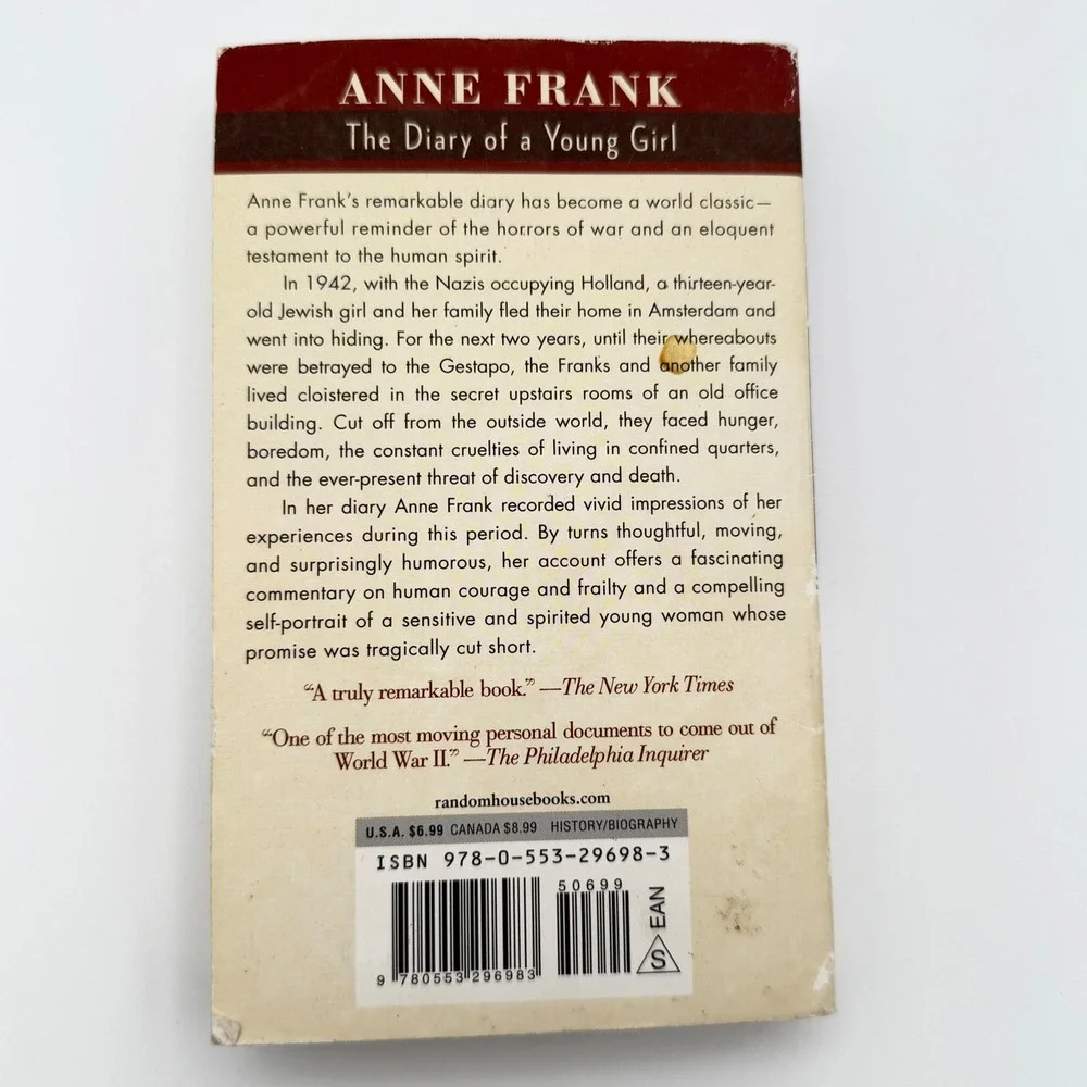 Bantam Books anne frank