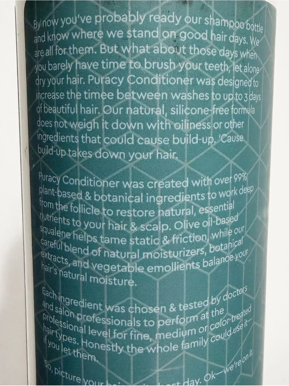 PURACY Citrus & Mint Conditioner 12 fl oz / 355mL ~ 99% Plant-Based ~ New