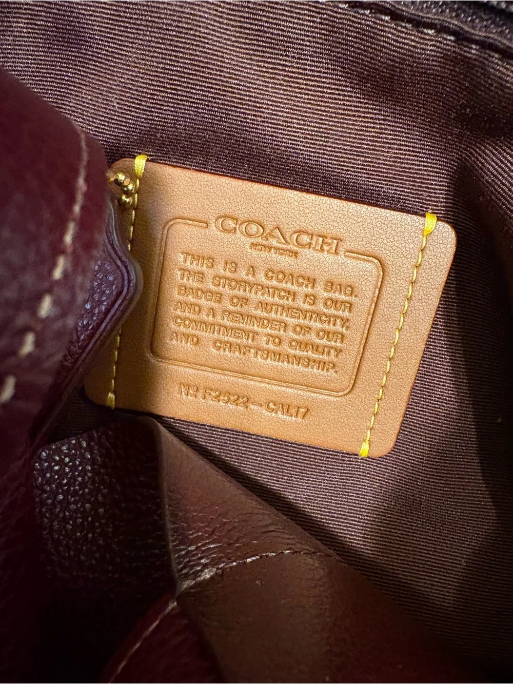 Coach elegant tote
