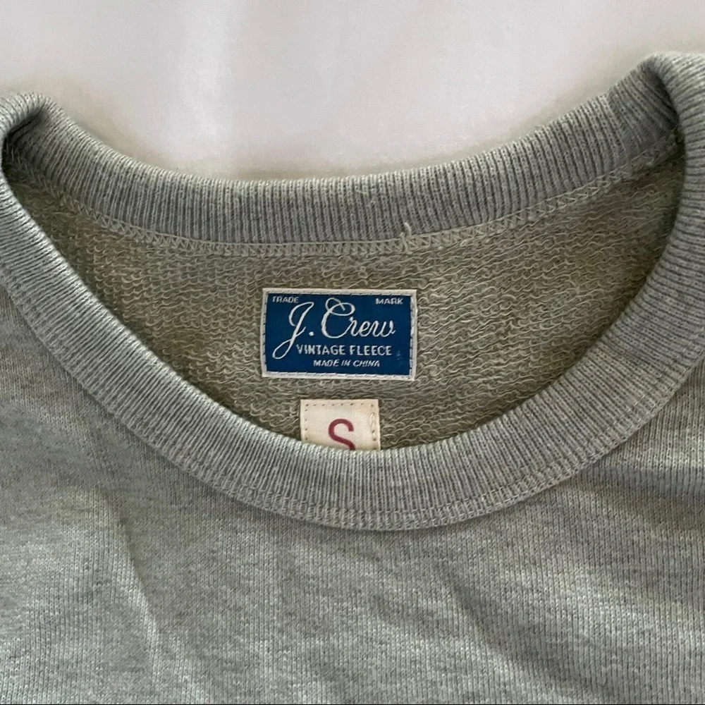 J. Crew Mistral Vintage Fleece Sweatshirt