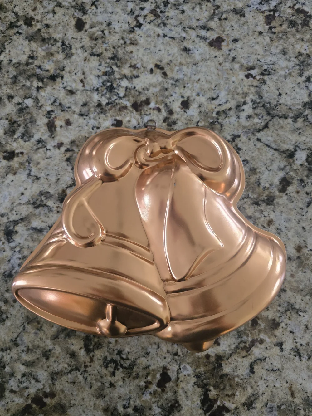 Vintage Copper-Tone Bell Decorative Cake Mold