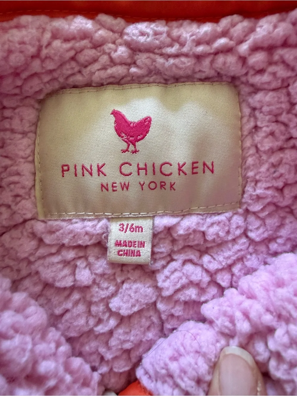Pink Chicken soft sherpa