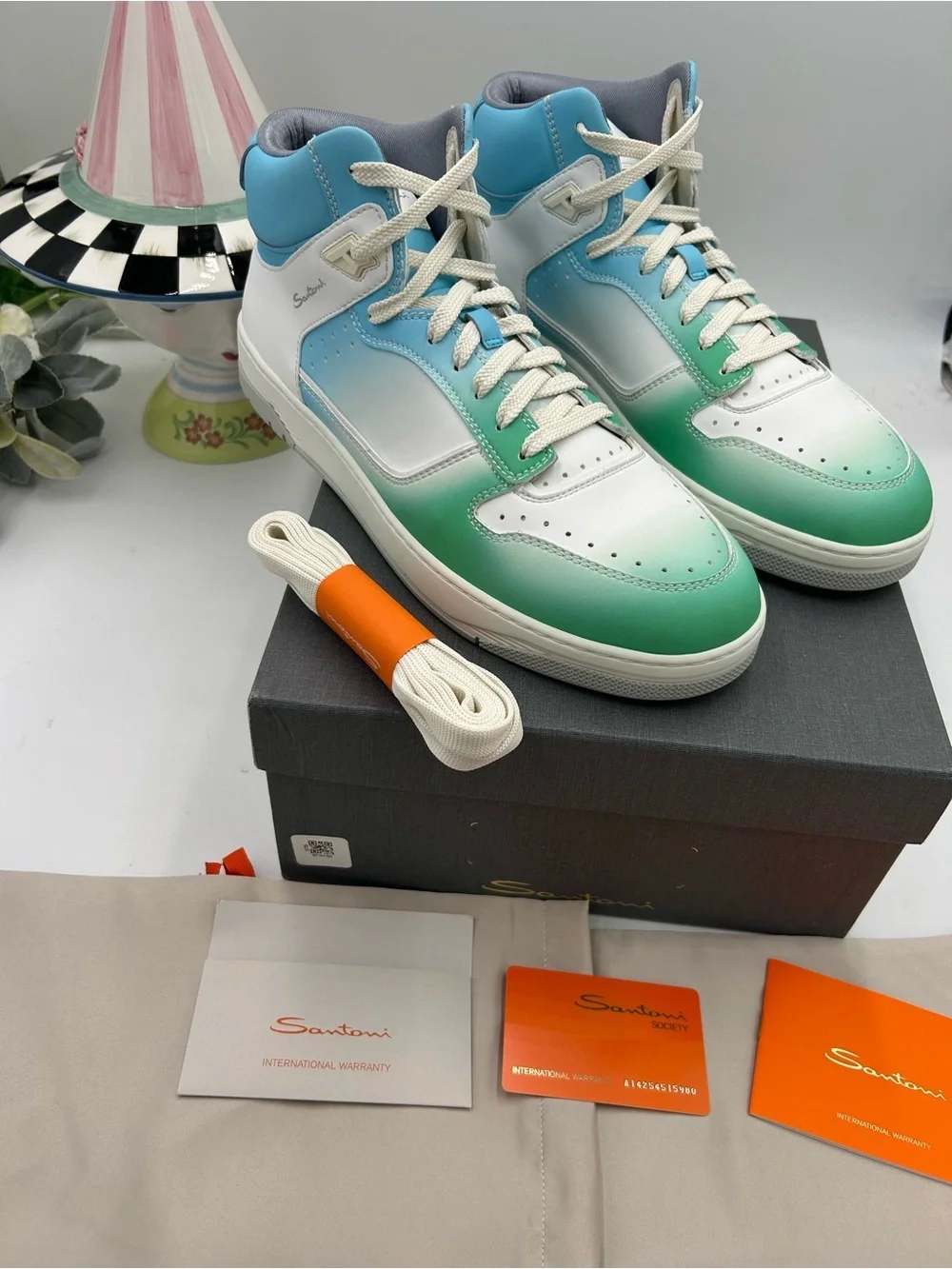 Santoni sporty original laces