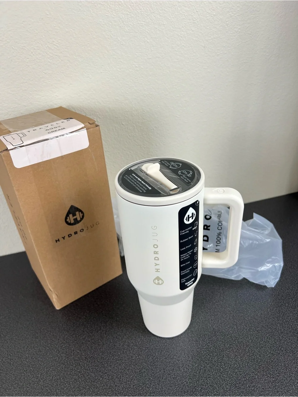 HydroJug insulated travel
