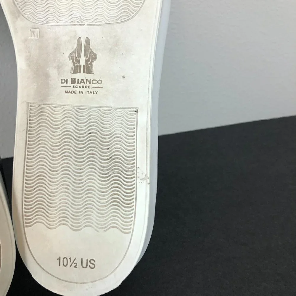 Scarpe Di Bianco Leather Sneakers Shoes