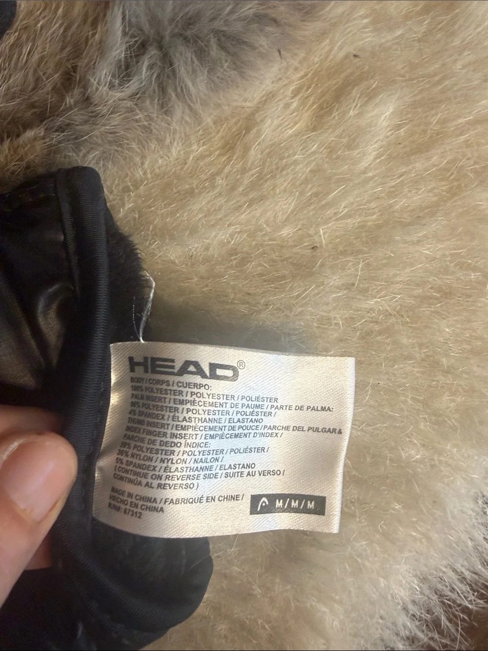 Head branded gloves