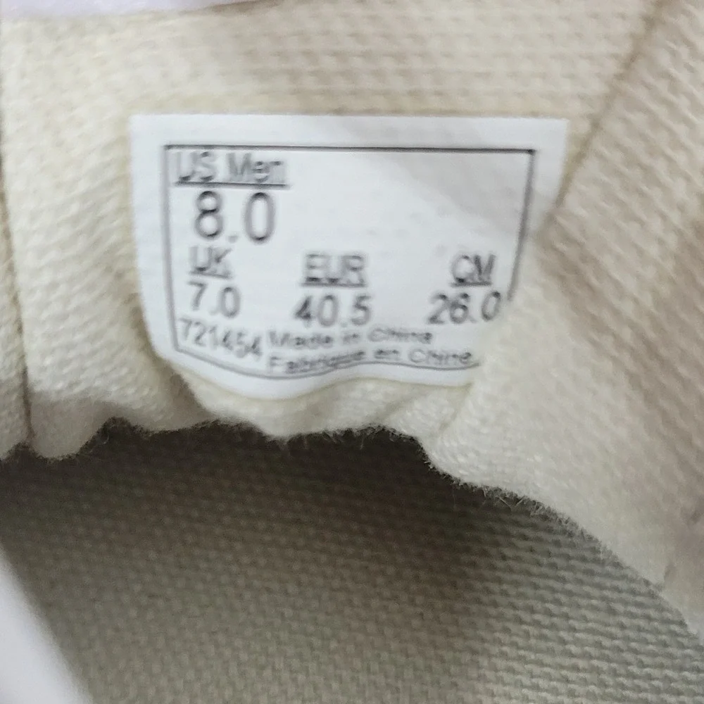 Vans Pro 2 Cream Blue Skate Shoes Mens 8 721454