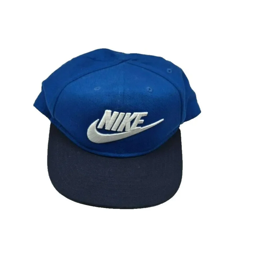 Nike Limitless‎ Spell out Snapback Hat Youth Nike Game Royal Blue & Black 2 Tone