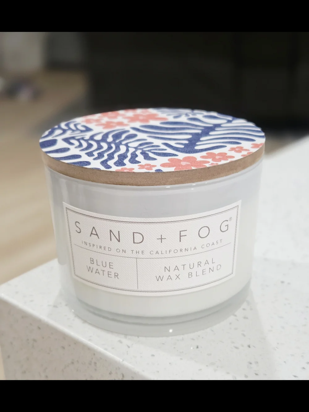 Sand + Fog blue water