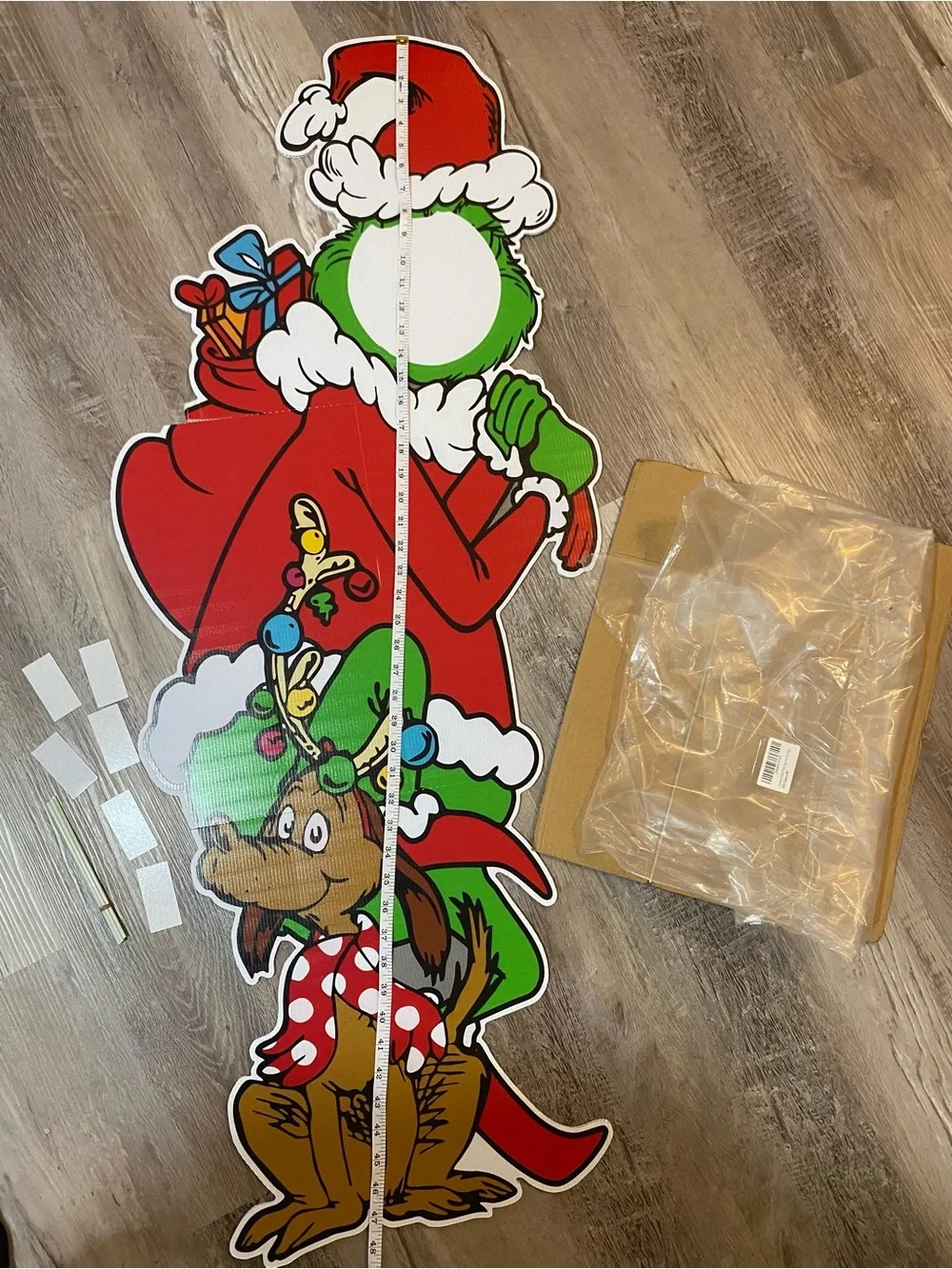The Grinch open package
