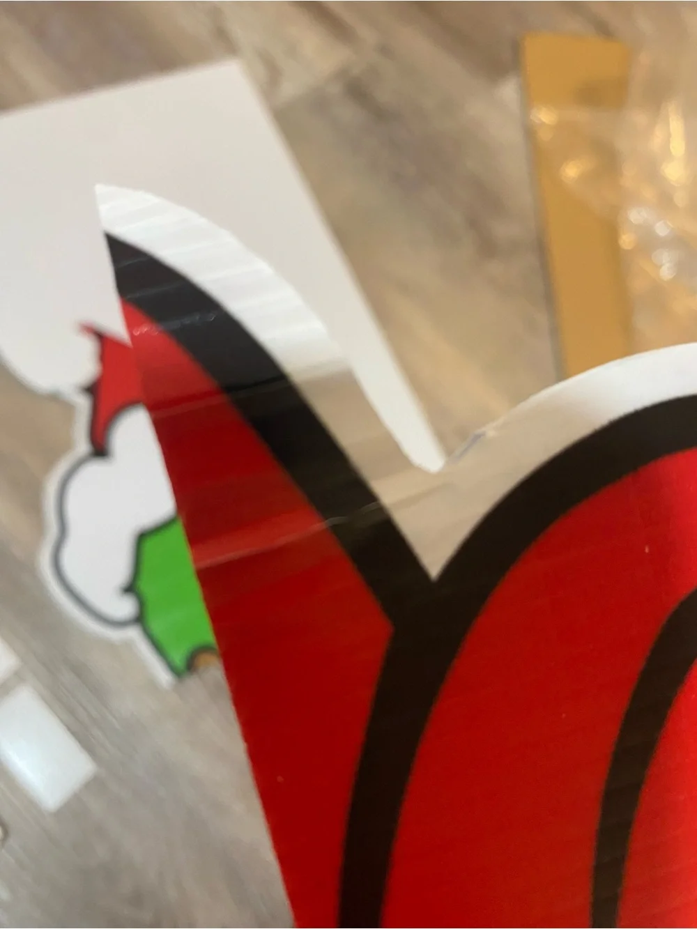 The Grinch open package