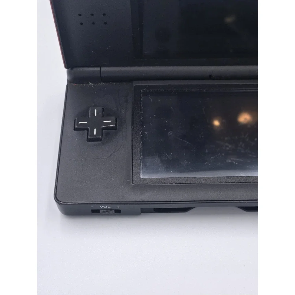 Nintendo DS Lite Red/Black Handheld Console (Used) And Charger (New)