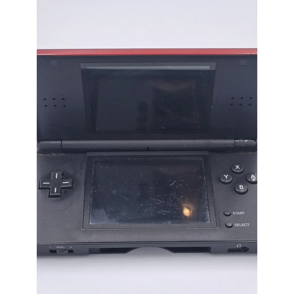Nintendo DS Lite Red/Black Handheld Console (Used) And Charger (New)