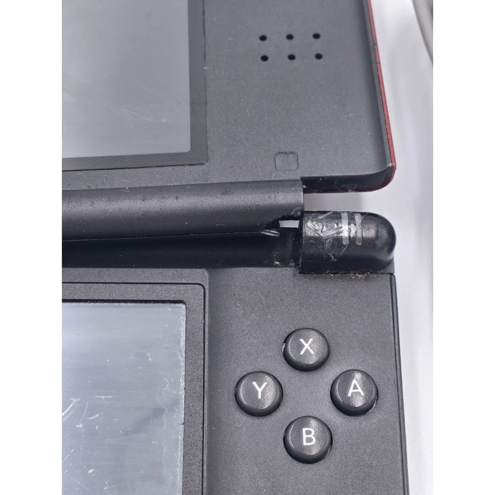 Nintendo DS Lite Red/Black Handheld Console (Used) And Charger (New)