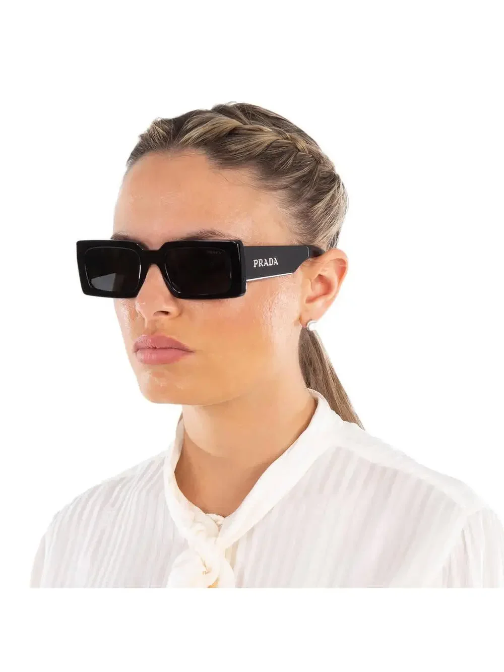 Prada Grey Rectangular Ladies #265282P37B