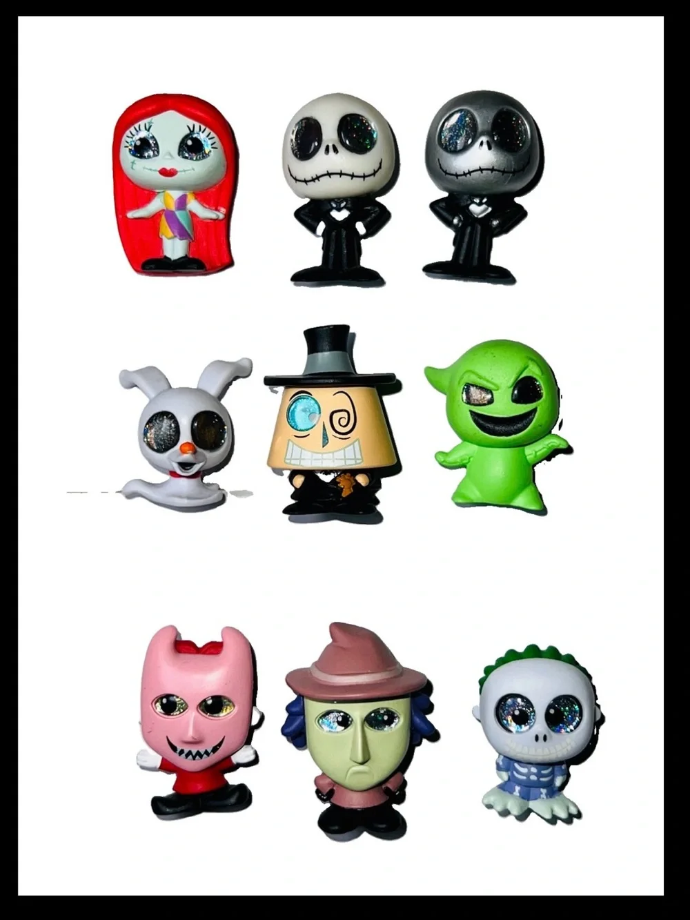 Disney Doorables~Nightmare Before Christmas Original Collection Set of 8 +1 gltr