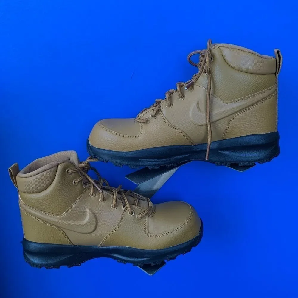 Grade School Nike Manoa LTR Wheat/Black (BQ5372 700)