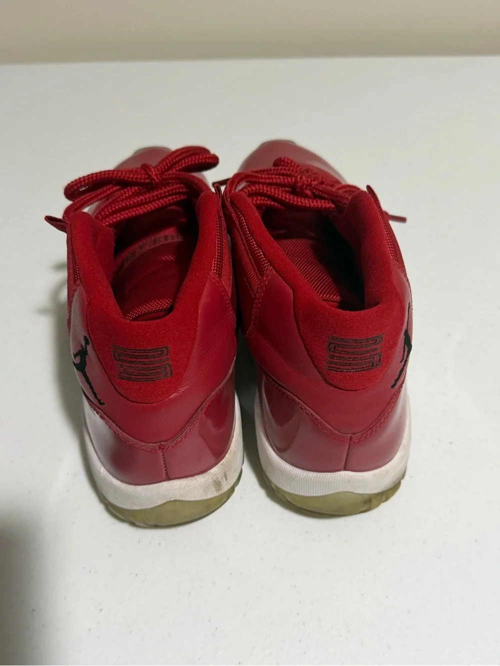 Jordan vibrant red