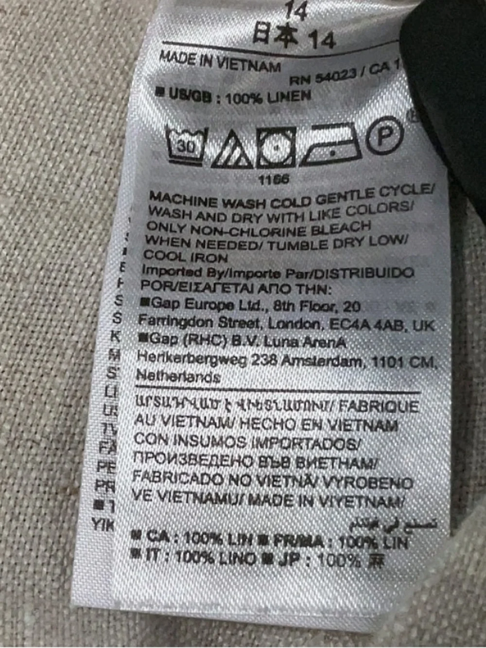 Banana Republic straight leg