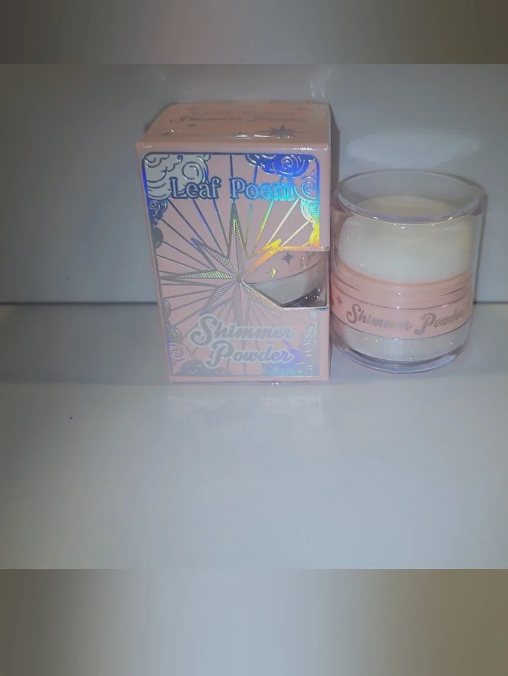 Body Shimmer Powder Loose Highlighter - White