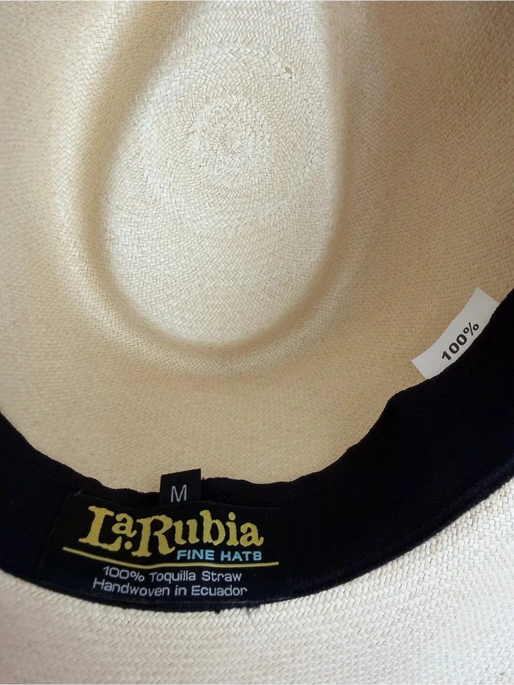 La Rubia Hats classic white