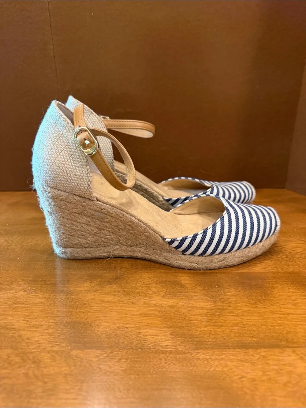 White Mountain nautical striped